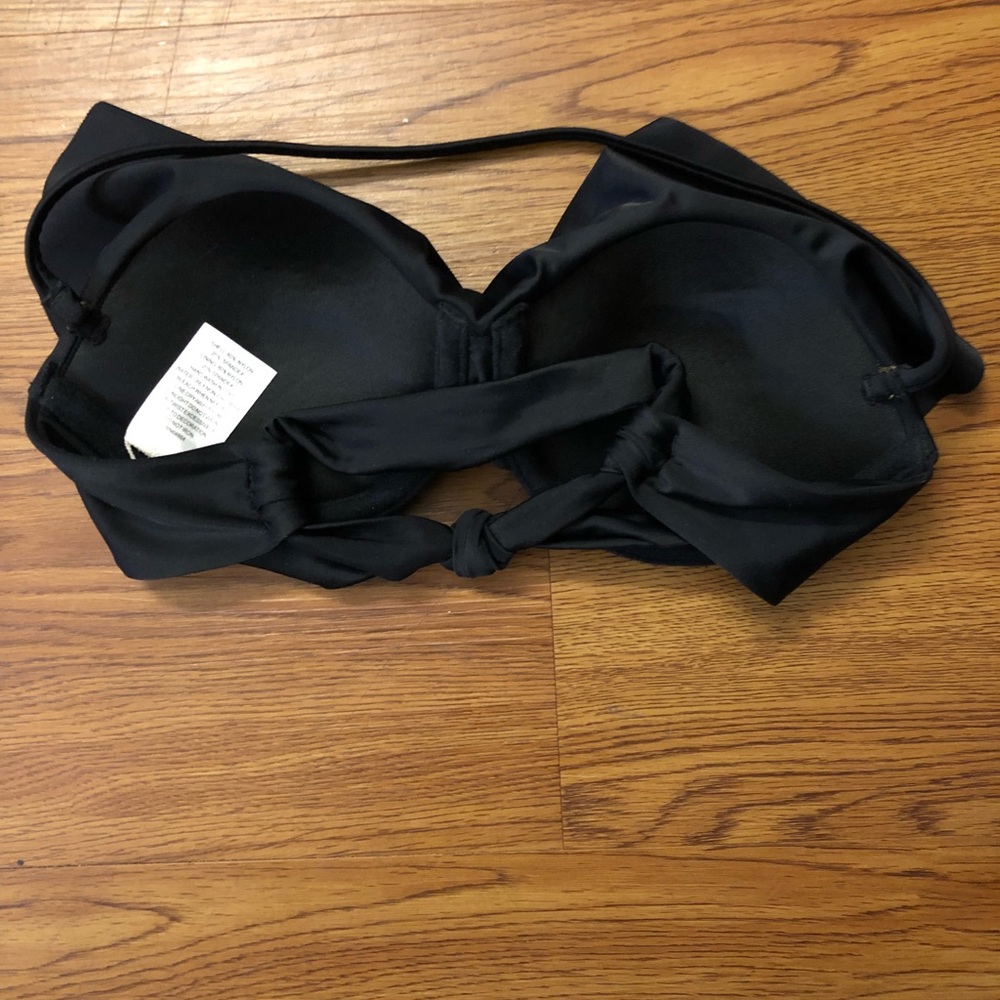 Black Ruffle Bikini Top - Picture 2 of 2
